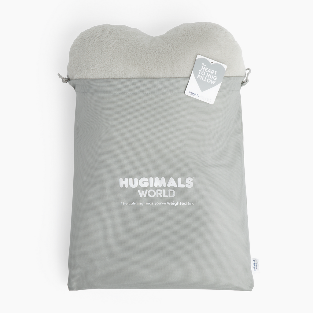 Heart to Hug Pillow - Soothing Gray