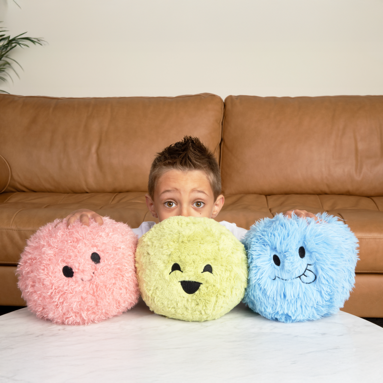 Hug Ball 3 Pack (Blue, Green, Pink)