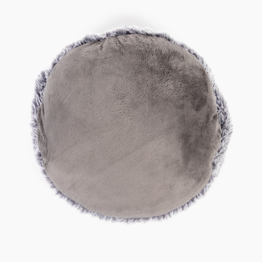 Hug Pillow - 10 lb with Pocket - Round Gray