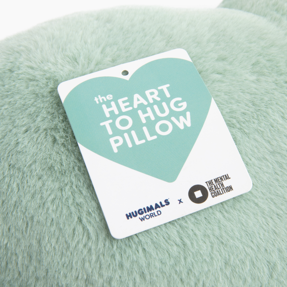 Heart to Hug Pillow - Sea Glass