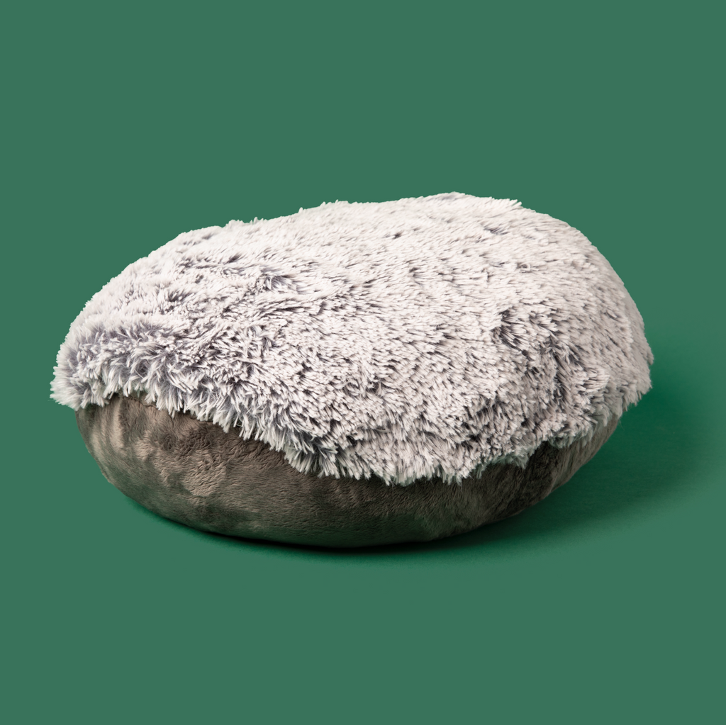 Hug Pillow - 10 lb with Pocket - Round Gray