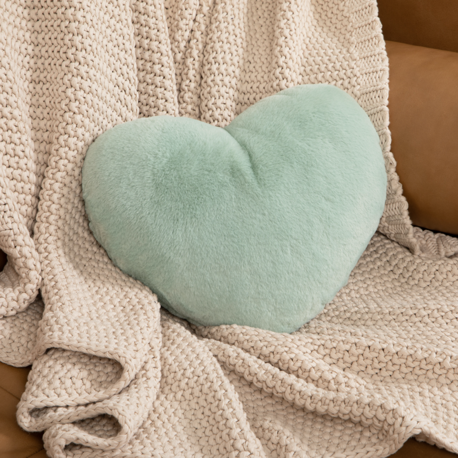 Heart to Hug Pillow - Sea Glass